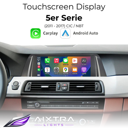 Touchscreen for BMW 5 Series F10/F11 with CIC or NBT – Wireless CarPlay & Android Auto