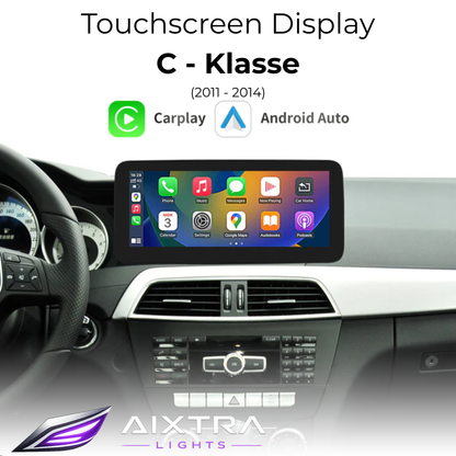 Touchscreen for Mercedes C-Class, GLC & V-Class – Wireless CarPlay & Android Auto