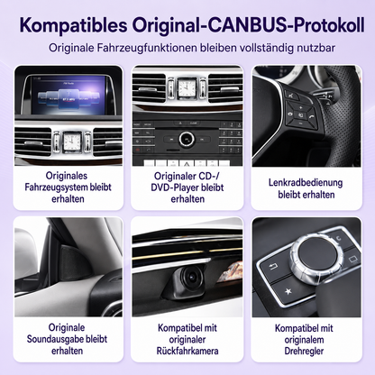 Touchscreen for Mercedes CLS – Wireless CarPlay & Android Auto