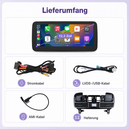 Touchscreen for Mercedes ML & GL – Wireless CarPlay & Android Auto