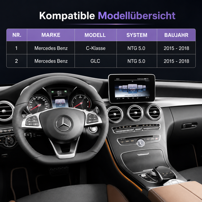 Wireless CarPlay & Android Auto Module for Mercedes C-Class W205 & GLC X253