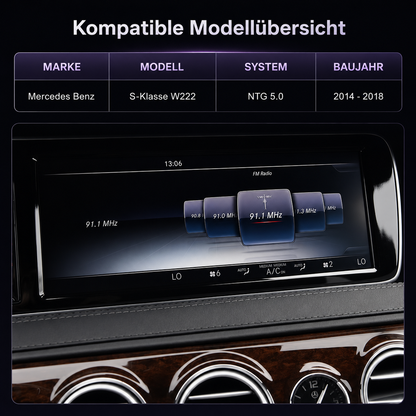 Wireless CarPlay & Android Auto Module for Mercedes S-Class W222