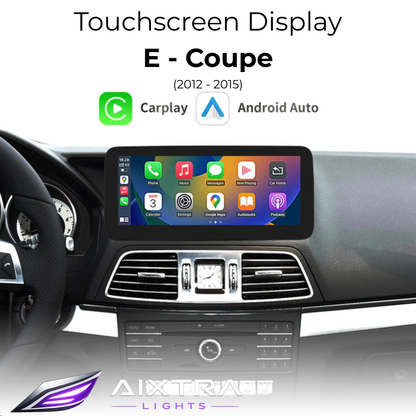 Touchscreen for Mercedes E-Class Coupé – Wireless CarPlay & Android Auto