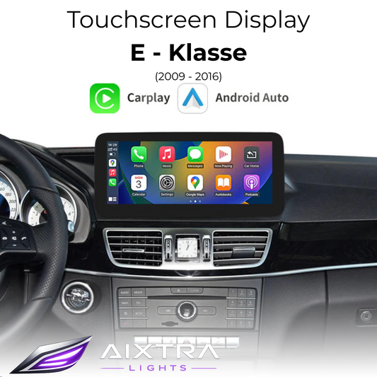 Touchscreen for Mercedes E-Class – Wireless CarPlay & Android Auto