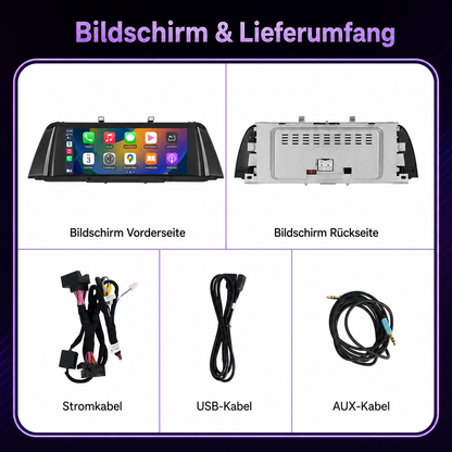 Touchscreen for BMW 5 Series E60/E61 with CCC or CIC – Wireless CarPlay & Android Auto